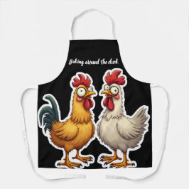 Delantal Horneando alrededor del Cluck