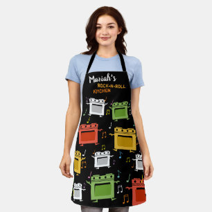 Delantal Hornos de baile rock and roll cocina personalizada