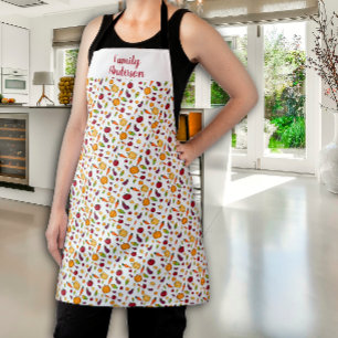 Delantal Hortalizas de Cottagecore blancas