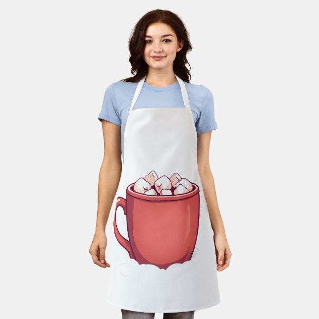 Delantal Hot Chocolate Mug Apron  (Gastado)