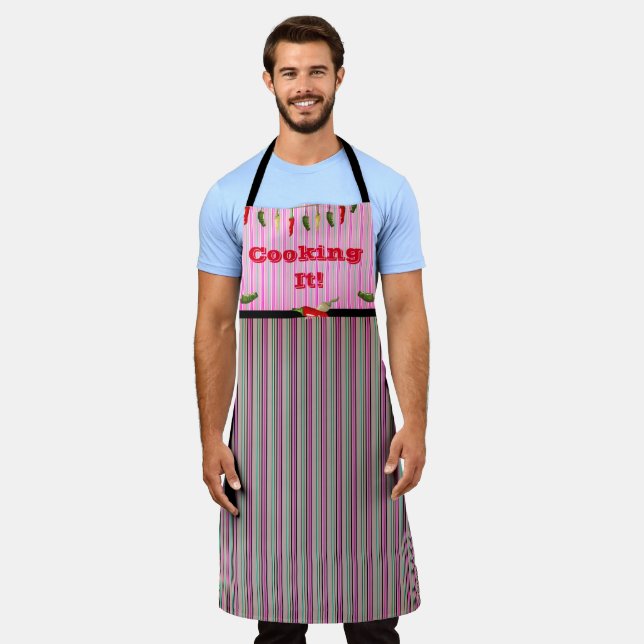 Delantal Hot Peppers Barbeque Time Apron (Gastado)
