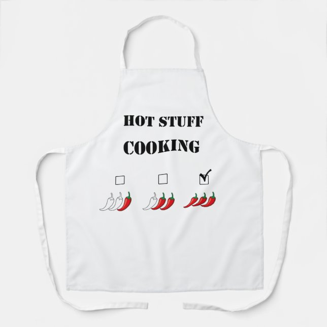 Delantal Hot stuff cooking (Anverso)