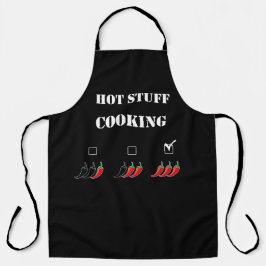 Delantal Hot stuff cooking