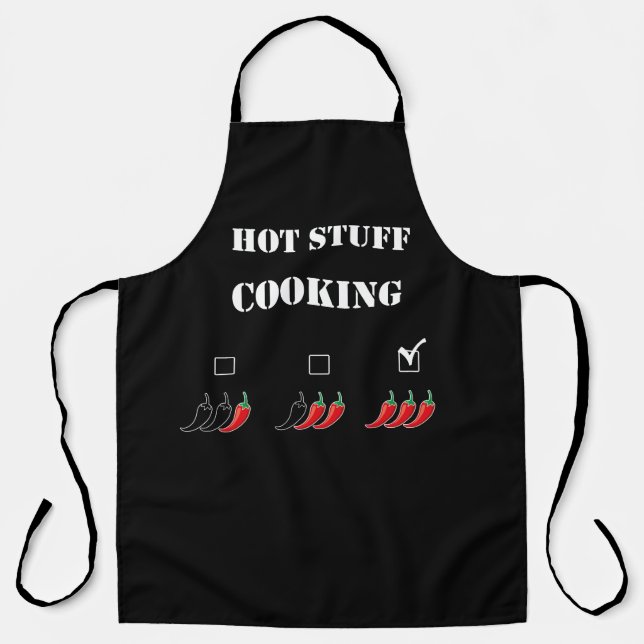 Delantal Hot stuff cooking (Anverso)