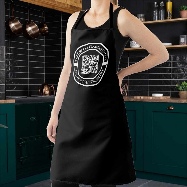 Delantal Hotel o Bar Apron con código QR (Subido por el creador)