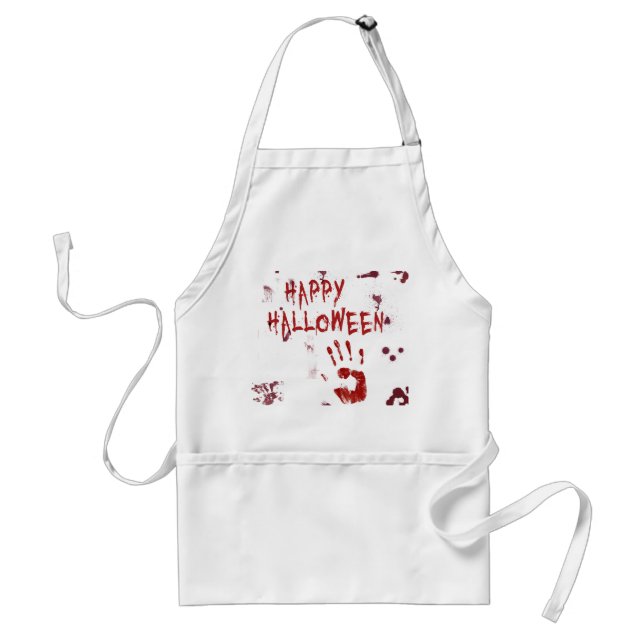 Delantal Huella Sangrienta Halloween - Apron (Frente)