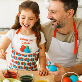 Delantal Huevo Colorist Cute Easter