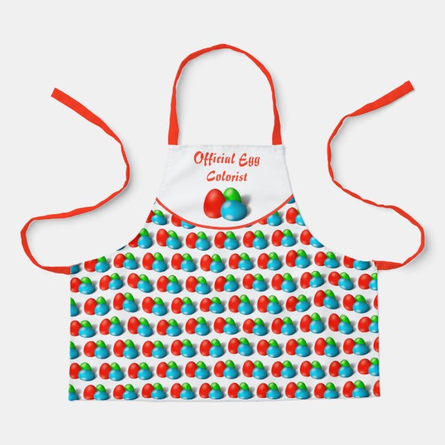Delantal Huevo Colorist Cute Easter (Anverso)
