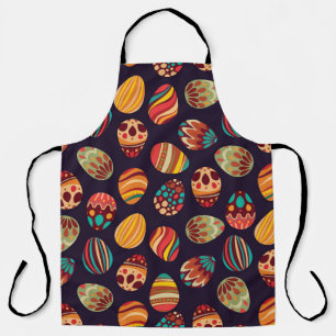Delantal Huevos de Pascua: diseño festivo sin fisuras.