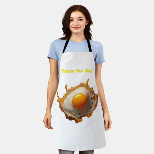 Delantal Huevos fritos Sunny side Up Happy Fry Day