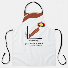 Delantal Humor Bacon - Gracioso Chef Bacon Puns