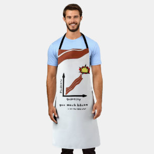 Delantal Humor Bacon - Gracioso Chef Bacon Puns