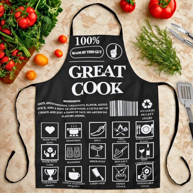 Delantal Humor de Novedad divertida Mejor Cocina Cocina de  (Subido por el creador)