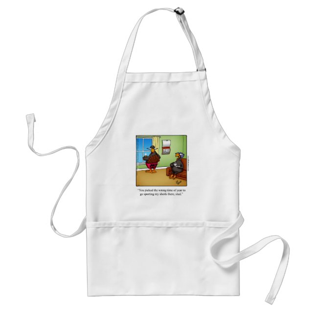 Delantal Humor divertido de Acción de Gracias Apron (Frente)