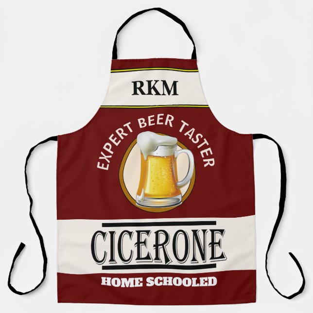 Delantal Humor Expert BEER Taster All-Over Print Apron (Anverso)