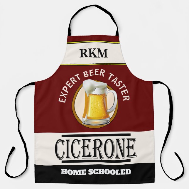 Delantal Humor Expert BEER Taster All-Over Print Apron (Anverso)