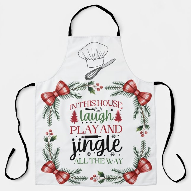 Delantal Humor Navideño  (Anverso)