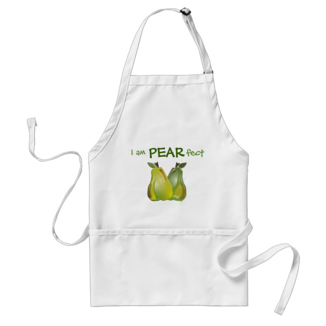 Delantal Humor Pear 3D (Frente)