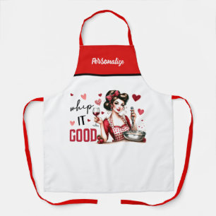 Delantal Humor sarcástico divertido de Glam Housewife de re