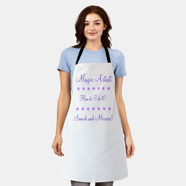 Delantal Humorístico artista aficionado Smock Apron (Gastado)