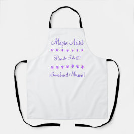 Delantal Humorístico artista aficionado Smock Apron