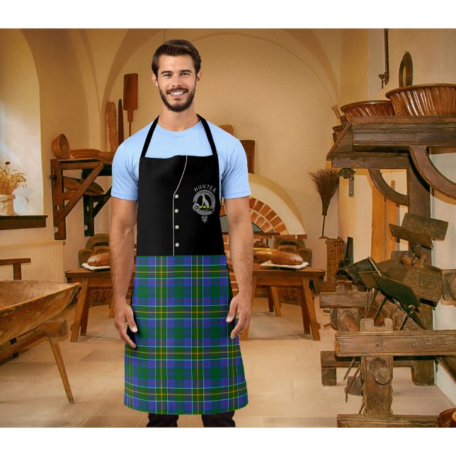 Delantal Hunter Clan Badge & Tartan Kilt (Subido por el creador)