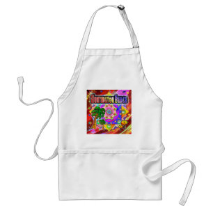 Delantal Huntington Beach Tropical Friends Apron