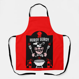 Delantal Hurdy Gurdy, Chef divertido