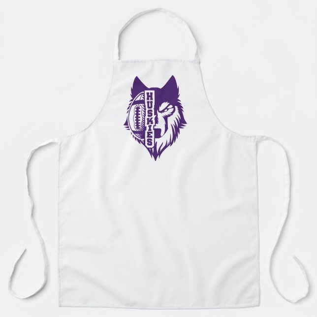Delantal Huskies (Anverso)