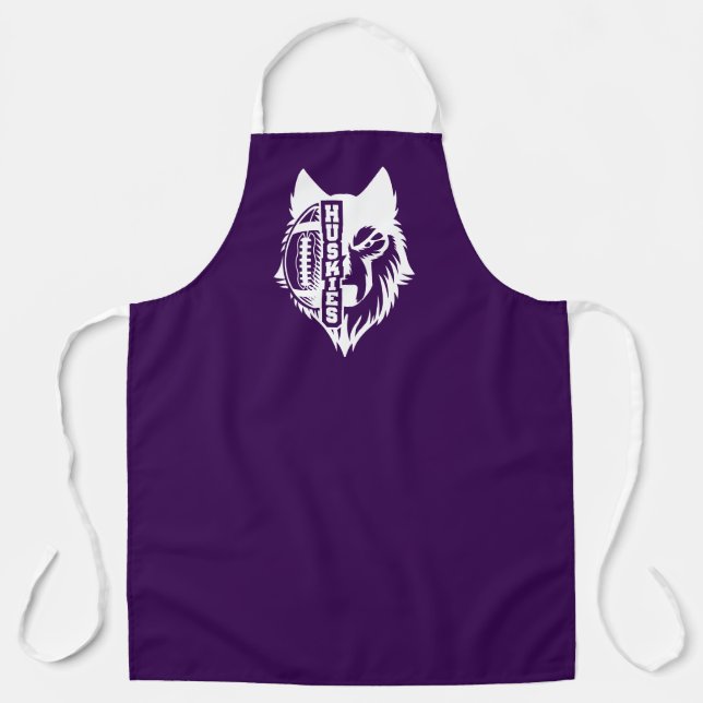 Delantal Huskies (Anverso)