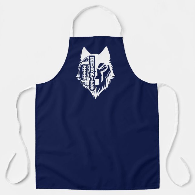 Delantal Huskies (Anverso)