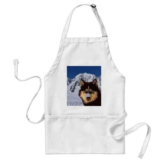 Delantal Husky Apron siberiano (Frente)
