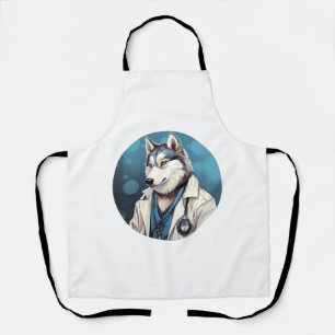 Delantal Husky Dog Médica
