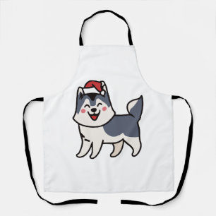 Delantal Husky Santa Dog Lover Malamute