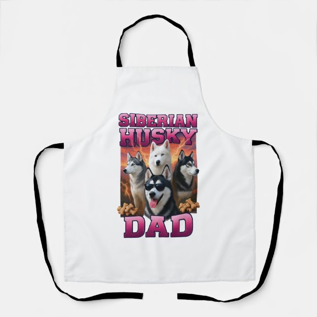 Delantal Husky Siberian (Anverso)