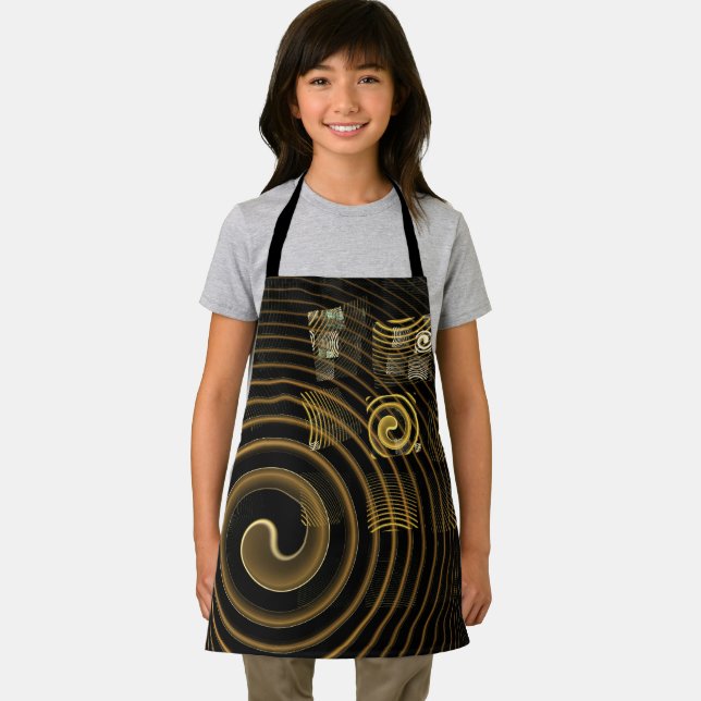 Delantal Hypnosis Resumen Art Apron (in situ)