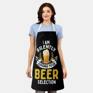 Delantal I Am Silently Judging Your Beer Selection