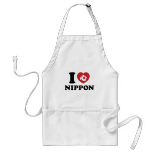DELANTAL  I CORAZÓN [AMOR] NIPPON ADULTO APRON