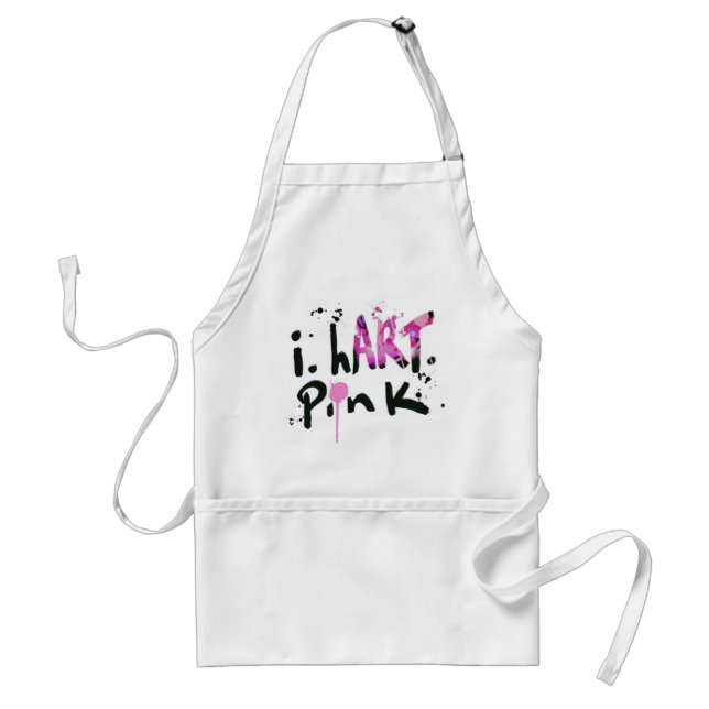 DELANTAL  I HART PINK APRON (Frente)