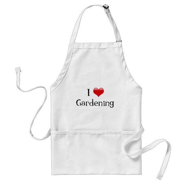 Delantal I Heart Gardening (Frente)