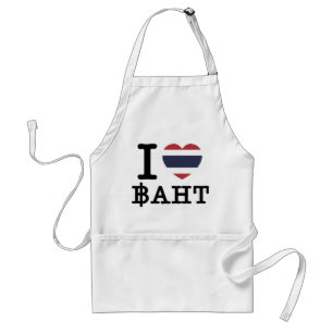 Delantal I Heart (Love) Baht