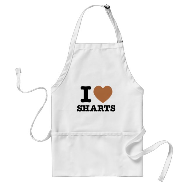 Delantal I Heart Sharts (Frente)