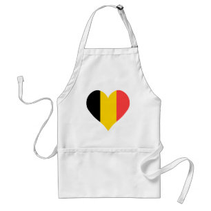 Delantal I Love Belgium Heart
