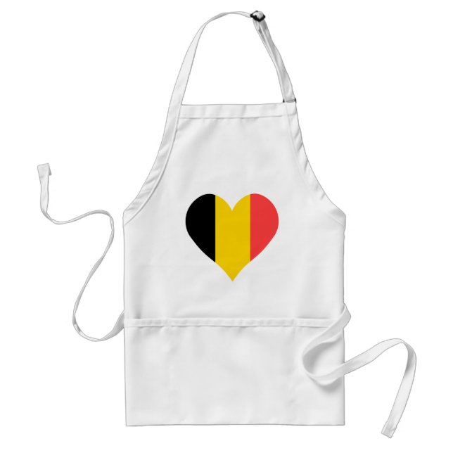 Delantal I Love Belgium Heart (Frente)