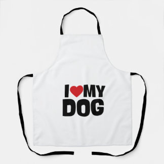 Delantal I Love My Dog – Camiseta Perros / Dog Lover Tee