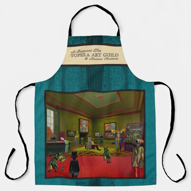 Delantal I support the Topeka Art Guild Apron (Anverso)