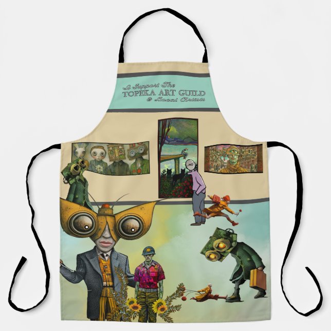 Delantal I support the Topeka Art Guild Apron (Anverso)