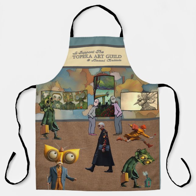 Delantal I support the Topeka Art Guild Apron (Anverso)