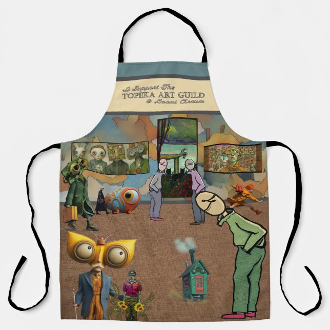 Delantal I support the Topeka Art Guild Apron (Anverso)
