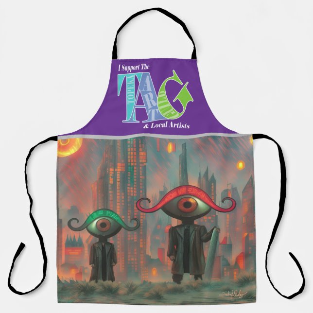 Delantal I support the Topeka Art Guild Design Apron (Anverso)